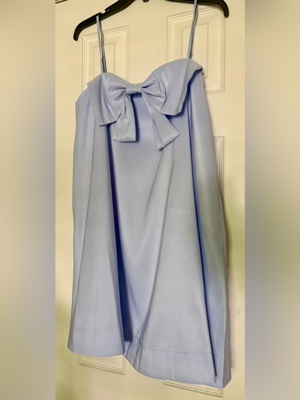 a new day Light Blue Bow-Front Dress size M- NWT